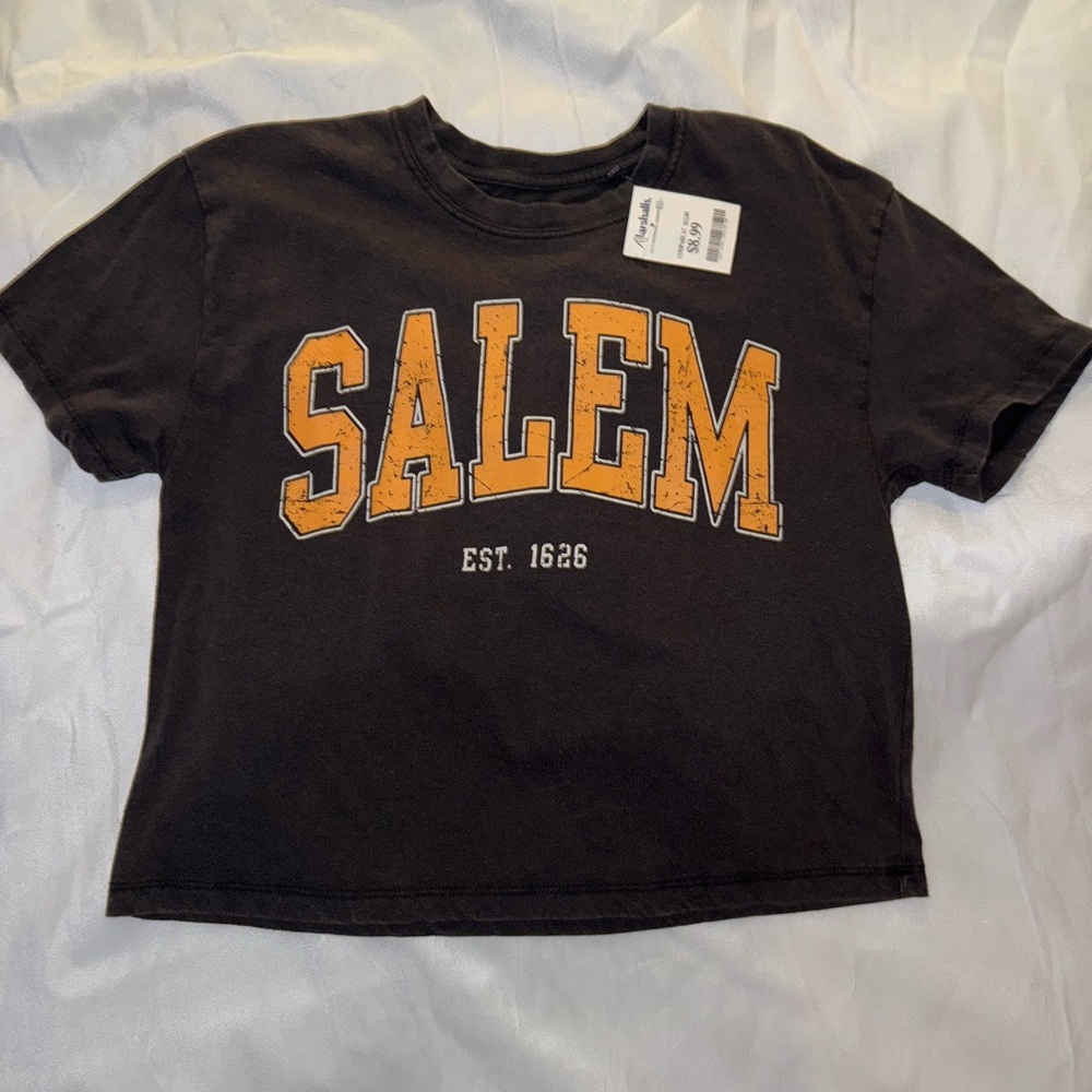 Salem brown crop top, women’s.